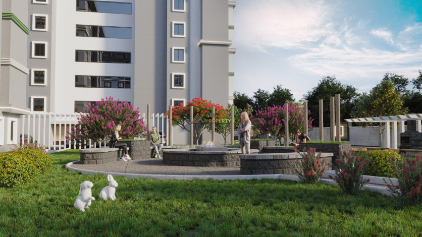 Новый комплекс на этапе строительства в Авсалларе. Элитное предложение по привлекательной цене! 60-165 м2 - Ракурс 15