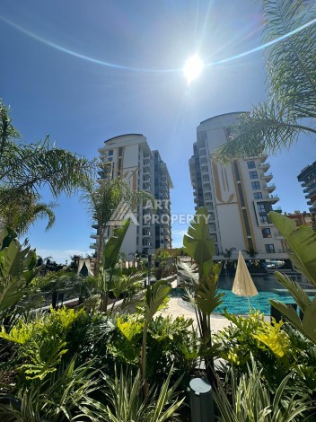 Видовая квартира 2+1 у моря в престижной резиденции, 90 кв.м. Махмутлар, Алания. - Ракурс 20