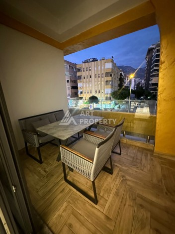 Меблированная квартира 2+1 с видом на горы в элитном комплексе, 90 кв.м. Махмутлар, Алания - Ракурс 4