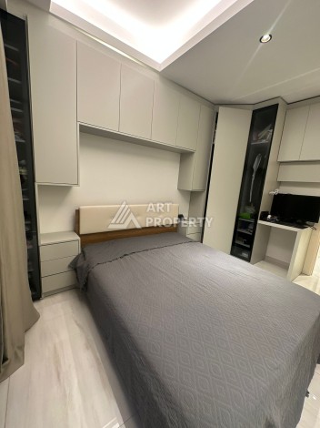 Меблированная квартира 2+1 с видом на горы в элитном комплексе, 90 кв.м. Махмутлар, Алания - Ракурс 10