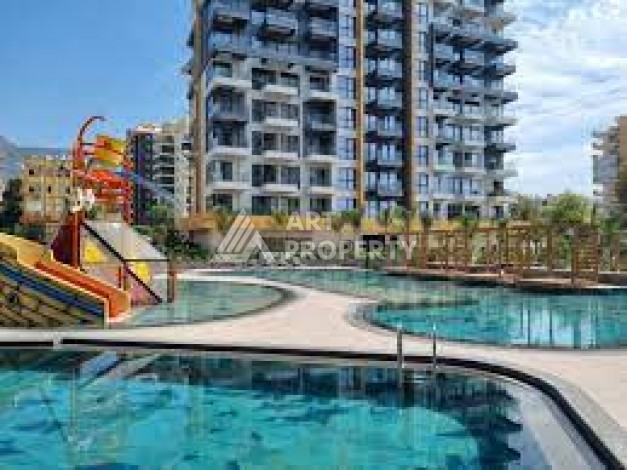 Меблированная квартира 2+1 с видом на горы в элитном комплексе, 90 кв.м. Махмутлар, Алания - Ракурс 32