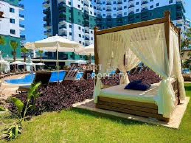 Квартира 1+1 в популярной резиденции, 55 кв.м. Махмутлар, Алания - Ракурс 16