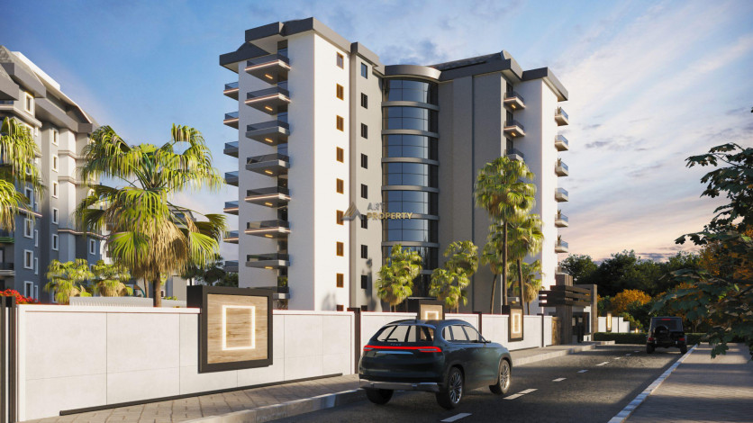 Новый комплекс на этапе строительства в Авсалларе. Элитное предложение по привлекательной цене! 60-165 м2 - Ракурс 16