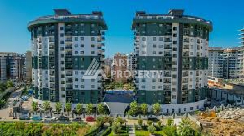 Квартира 1+1 в популярной резиденции, 55 кв.м. Махмутлар, Алания - Ракурс 29