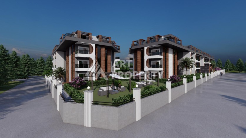 Современные квартиры от 63 до 208 м2 с собственным пляжем. Авсаллар, Алания - Ракурс 7