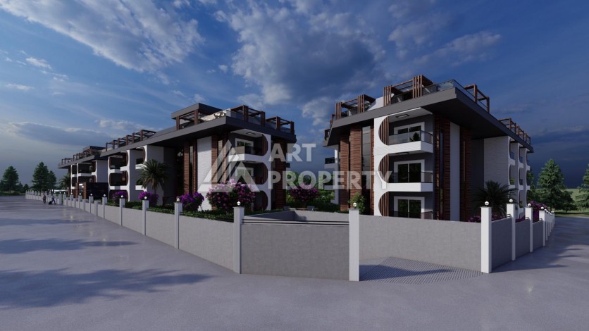 Современные квартиры от 63 до 208 м2 с собственным пляжем. Авсаллар, Алания - Ракурс 8