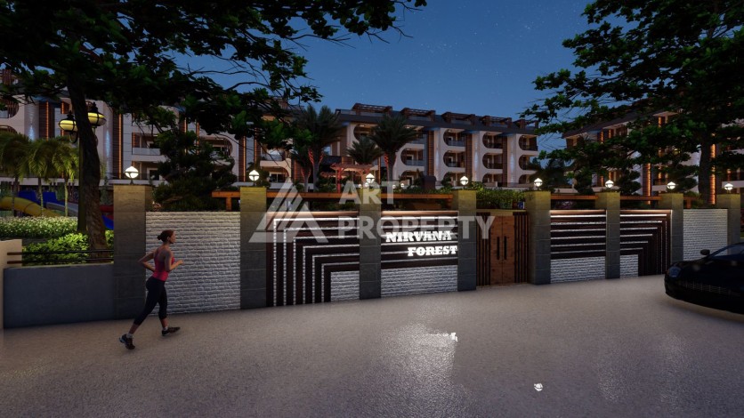 Современные квартиры от 63 до 208 м2 с собственным пляжем. Авсаллар, Алания - Ракурс 19