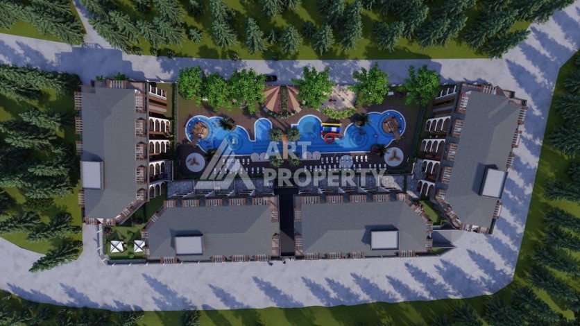 Современные квартиры от 63 до 208 м2 с собственным пляжем. Авсаллар, Алания - Ракурс 23