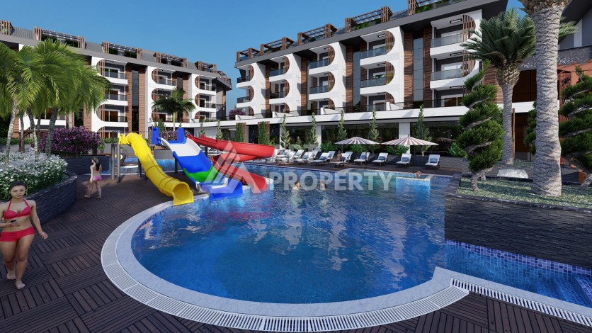 Современные квартиры от 63 до 208 м2 с собственным пляжем. Авсаллар, Алания - Ракурс 26