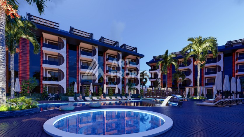 Эксклюзивный проект у леса, квартиры 63-150 кв.м. Авсаллар, Алания - Ракурс 2