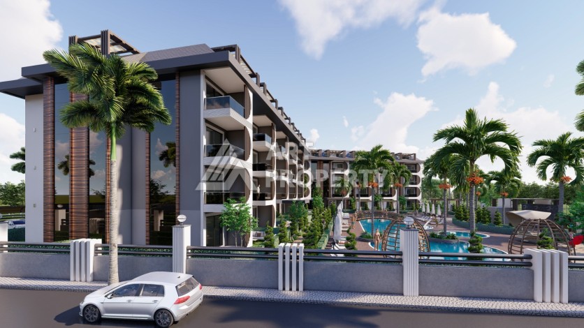 Эксклюзивный проект у леса, квартиры 63-150 кв.м. Авсаллар, Алания - Ракурс 7