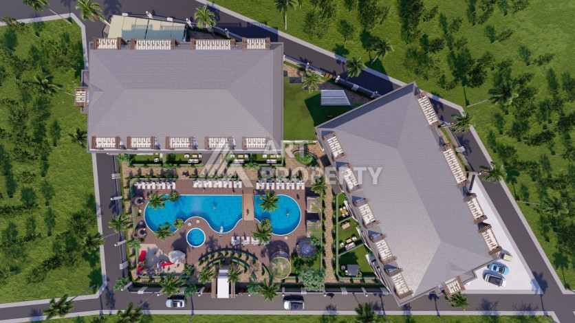 Эксклюзивный проект у леса, квартиры 63-150 кв.м. Авсаллар, Алания - Ракурс 8