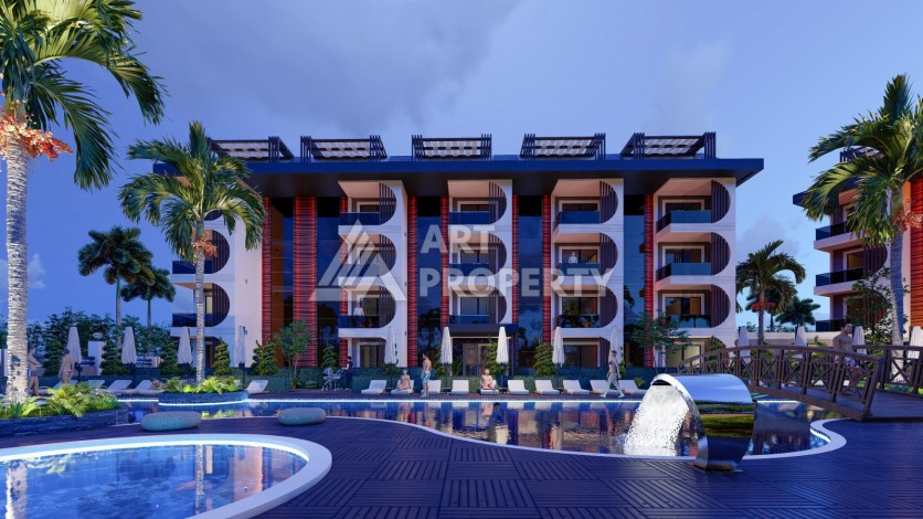 Эксклюзивный проект у леса, квартиры 63-150 кв.м. Авсаллар, Алания - Ракурс 9