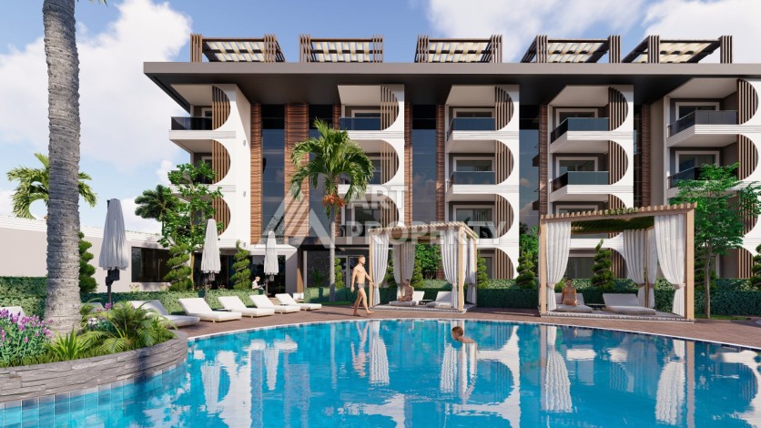 Эксклюзивный проект у леса, квартиры 63-150 кв.м. Авсаллар, Алания - Ракурс 13