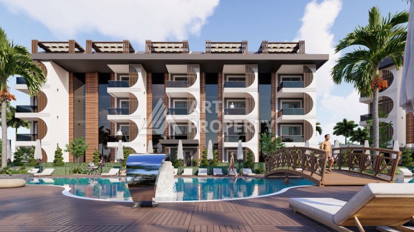 Эксклюзивный проект у леса, квартиры 63-150 кв.м. Авсаллар, Алания - Ракурс 14