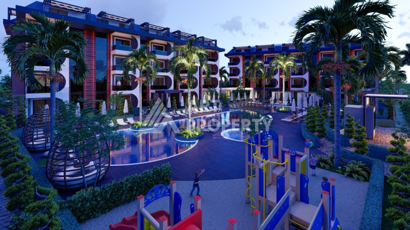 Эксклюзивный проект у леса, квартиры 63-150 кв.м. Авсаллар, Алания - Ракурс 15