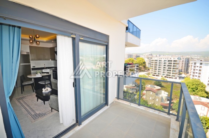 Видовая квартира 1+1 в Авсалларе, 55 кв.м. - Ракурс 10