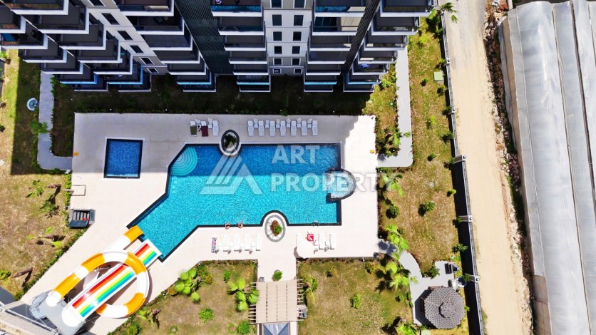 Видовая квартира 1+1 в Авсалларе, 55 кв.м. - Ракурс 25