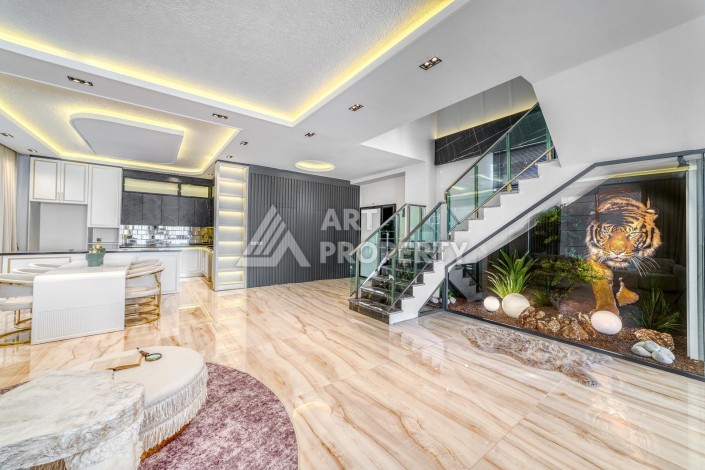 Роскошная вилла 6+1 в Каргыджаке, Аланья 440 кв.м. - Ракурс 4