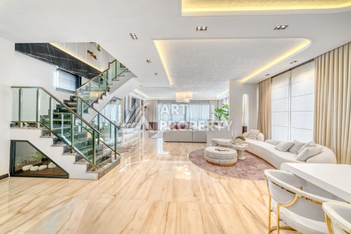 Роскошная вилла 6+1 в Каргыджаке, Аланья 440 кв.м. - Ракурс 13