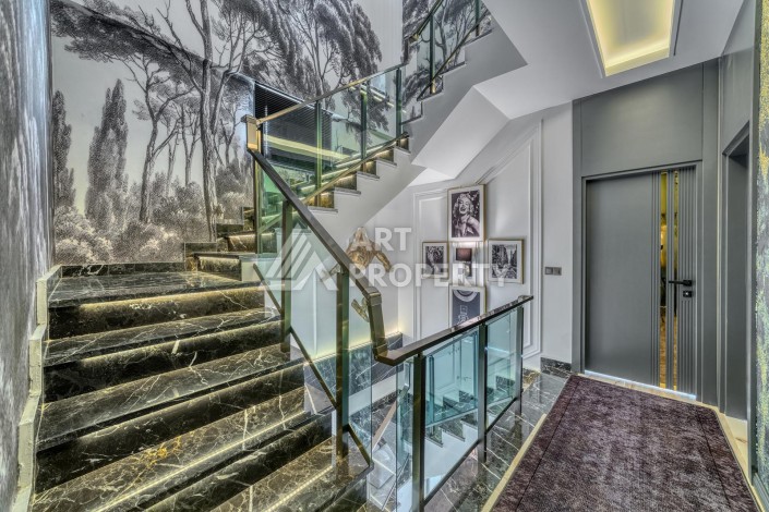 Роскошная вилла 6+1 в Каргыджаке, Аланья 440 кв.м. - Ракурс 20