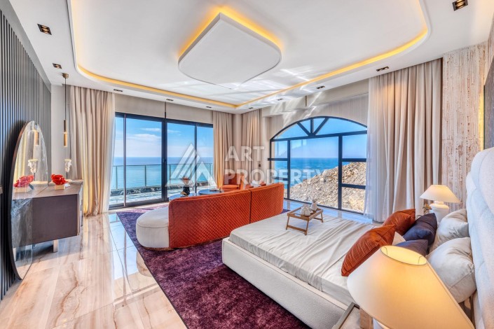 Роскошная вилла 6+1 в Каргыджаке, Аланья 440 кв.м. - Ракурс 21