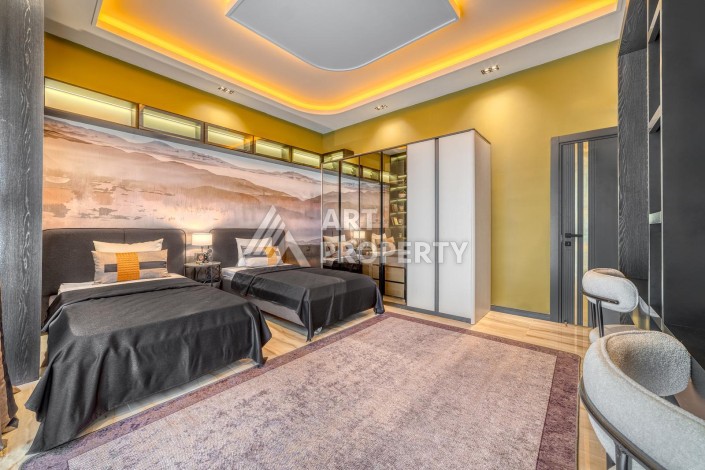 Роскошная вилла 6+1 в Каргыджаке, Аланья 440 кв.м. - Ракурс 26