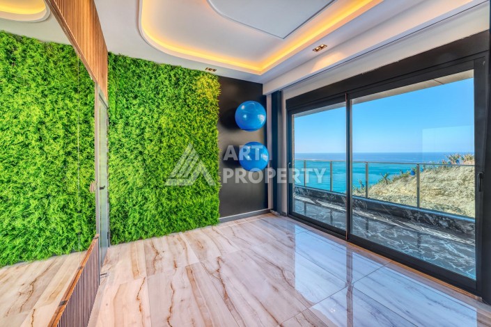 Роскошная вилла 6+1 в Каргыджаке, Аланья 440 кв.м. - Ракурс 27