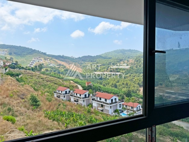 Двухуровневые апартаменты 2+1 с видом на море и горы в Каргыджаке, 112 кв.м. - Ракурс 2