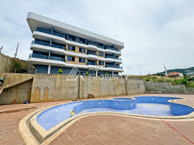 Двухуровневые апартаменты 2+1 с видом на море и горы в Каргыджаке, 112 кв.м. - Ракурс 10