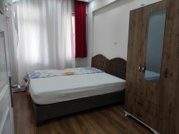 Меблированная трехкомнатная квратира в 350 метрах от пляжа Клеопатра города Аланья, 100 м2 - Ракурс 14