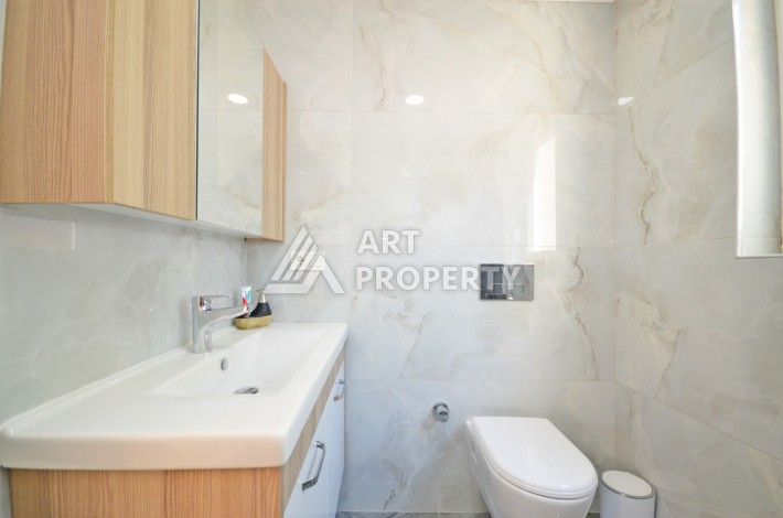 Меблированная вилла 3+1 с частным бассейном и гаражом, 350 кв.м. Каргыджак, Алания - Ракурс 17