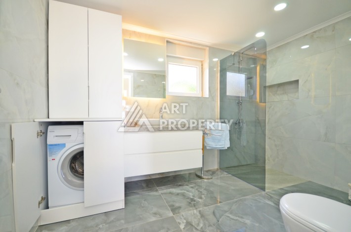 Меблированная вилла 3+1 с частным бассейном и гаражом, 350 кв.м. Каргыджак, Алания - Ракурс 22