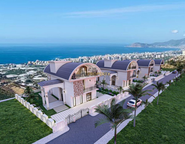 Шикарный проект вилл с гарантированным получением гражданства, Каргыджак, Алания, 315 м2 - Ракурс 2