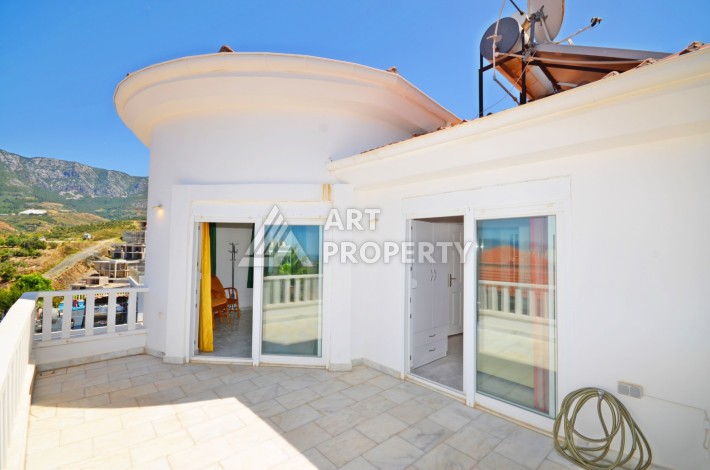 Меблированная вилла 3+1 с частным бассейном и гаражом, 350 кв.м. Каргыджак, Алания - Ракурс 25