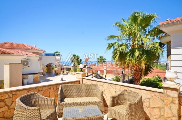 Меблированная вилла 3+1 с частным бассейном и гаражом, 350 кв.м. Каргыджак, Алания - Ракурс 27