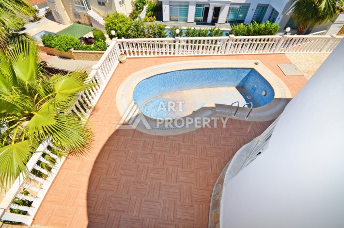 Меблированная вилла 3+1 с частным бассейном и гаражом, 350 кв.м. Каргыджак, Алания - Ракурс 29