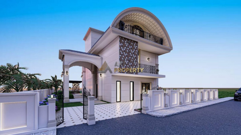 Шикарный проект вилл с гарантированным получением гражданства, Каргыджак, Алания, 315 м2 - Ракурс 4