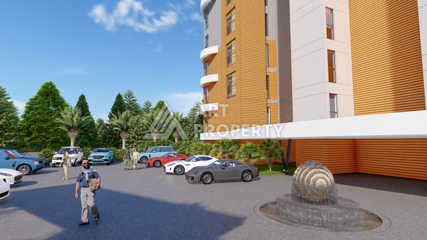 Квартиры 2+1 с видом на море и природу, 77 – 99 м2. Демирташ, Алания - Ракурс 6