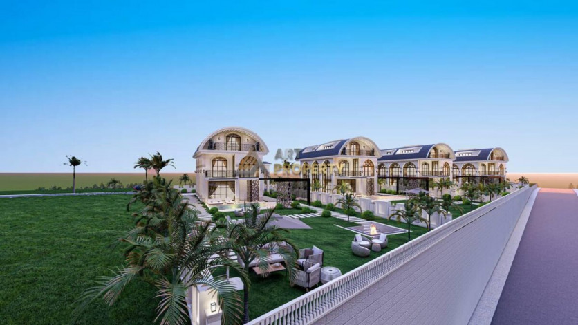 Шикарный проект вилл с гарантированным получением гражданства, Каргыджак, Алания, 315 м2 - Ракурс 6