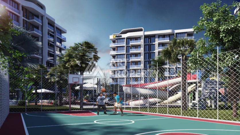 Современные квартиры 1+1, 2+1 и 3+1 в готовом комплексе. Алтынташ, Анталия - Ракурс 11