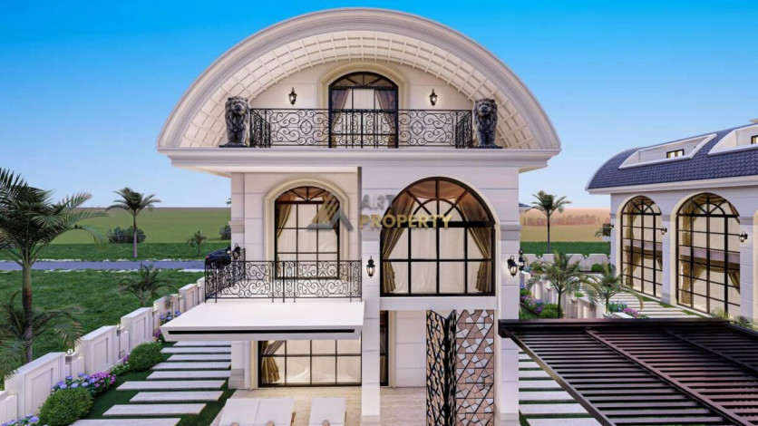 Шикарный проект вилл с гарантированным получением гражданства, Каргыджак, Алания, 315 м2 - Ракурс 15