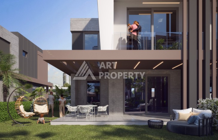 Резиденция с квартирами 2+1 и виллами 4+1 в районе Алтынташ, Анталья - Ракурс 16