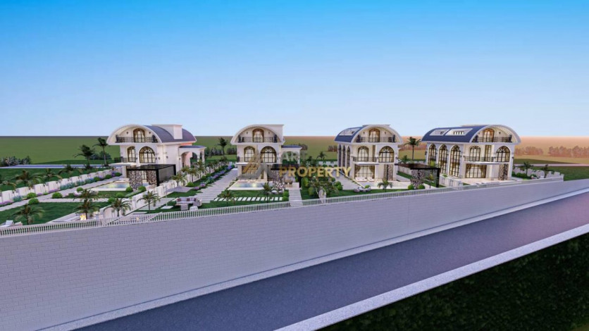 Шикарный проект вилл с гарантированным получением гражданства, Каргыджак, Алания, 315 м2 - Ракурс 19