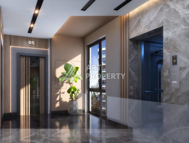 Жилая резиденция с квартирами 1+1 и 2+1 от 72 м2 в районе Алтынташ, Анталия - Ракурс 13