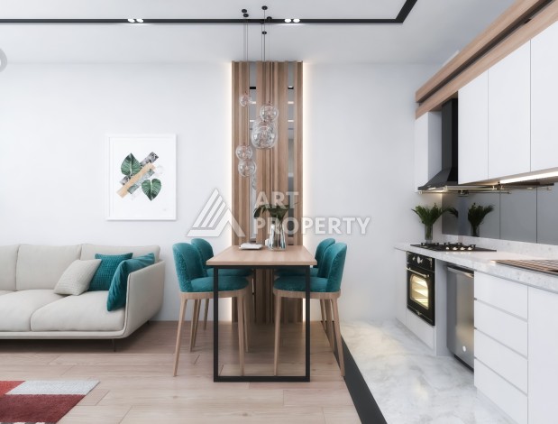 Жилая резиденция с квартирами 1+1 и 2+1 от 72 м2 в районе Алтынташ, Анталия - Ракурс 19