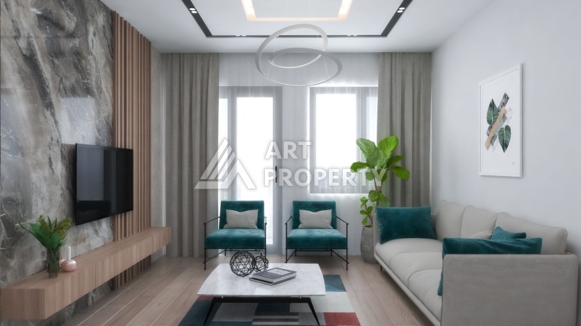 Жилая резиденция с квартирами 1+1 и 2+1 от 72 м2 в районе Алтынташ, Анталия - Ракурс 20