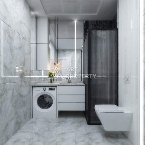 Жилая резиденция с квартирами 1+1 и 2+1 от 72 м2 в районе Алтынташ, Анталия - Ракурс 22