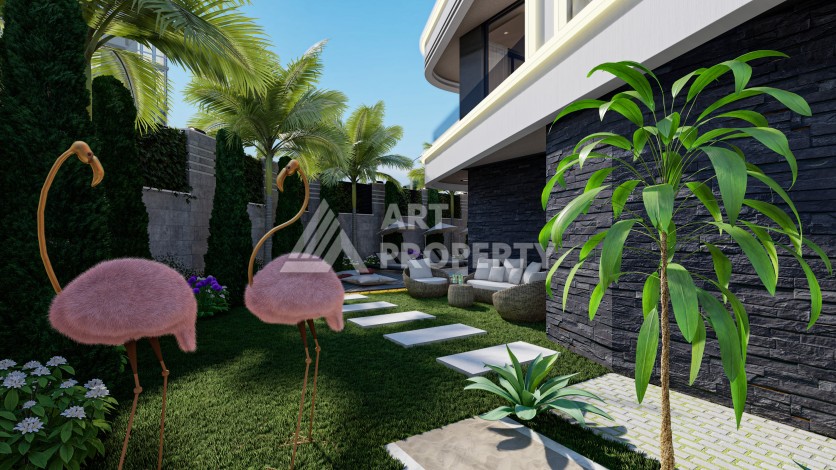 Новый стильный проект  в центре Алании - Ракурс 9