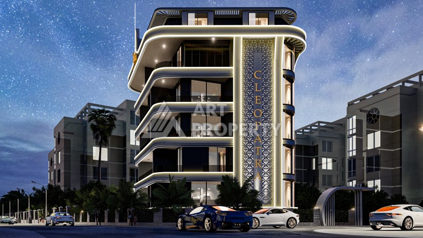 Новый стильный проект  в центре Алании - Ракурс 23